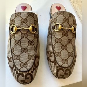 Gucci Princeton Double G slide on mule sz 36 (6us)